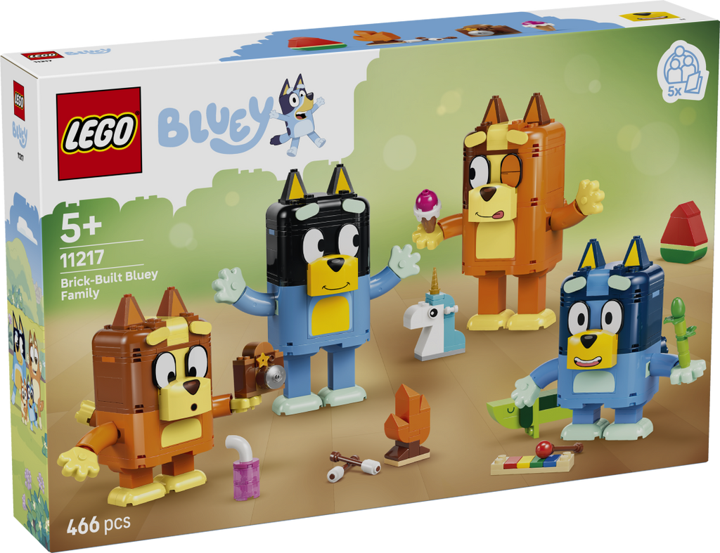 LEGO Bluey Brick-Built Bluey Family | 11217