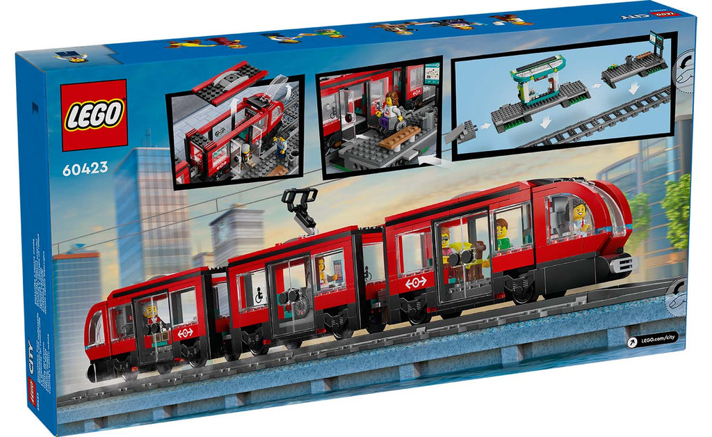 LEGO City Downtown Streetcar and Station | 60423