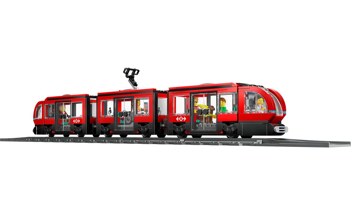 LEGO City Downtown Streetcar and Station | 60423