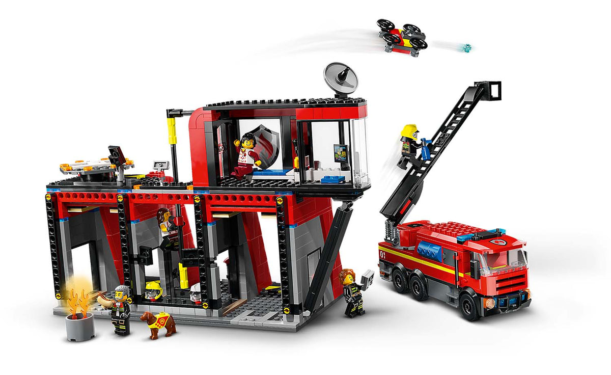 LEGO City Fire Station with Fire Truck | 60414