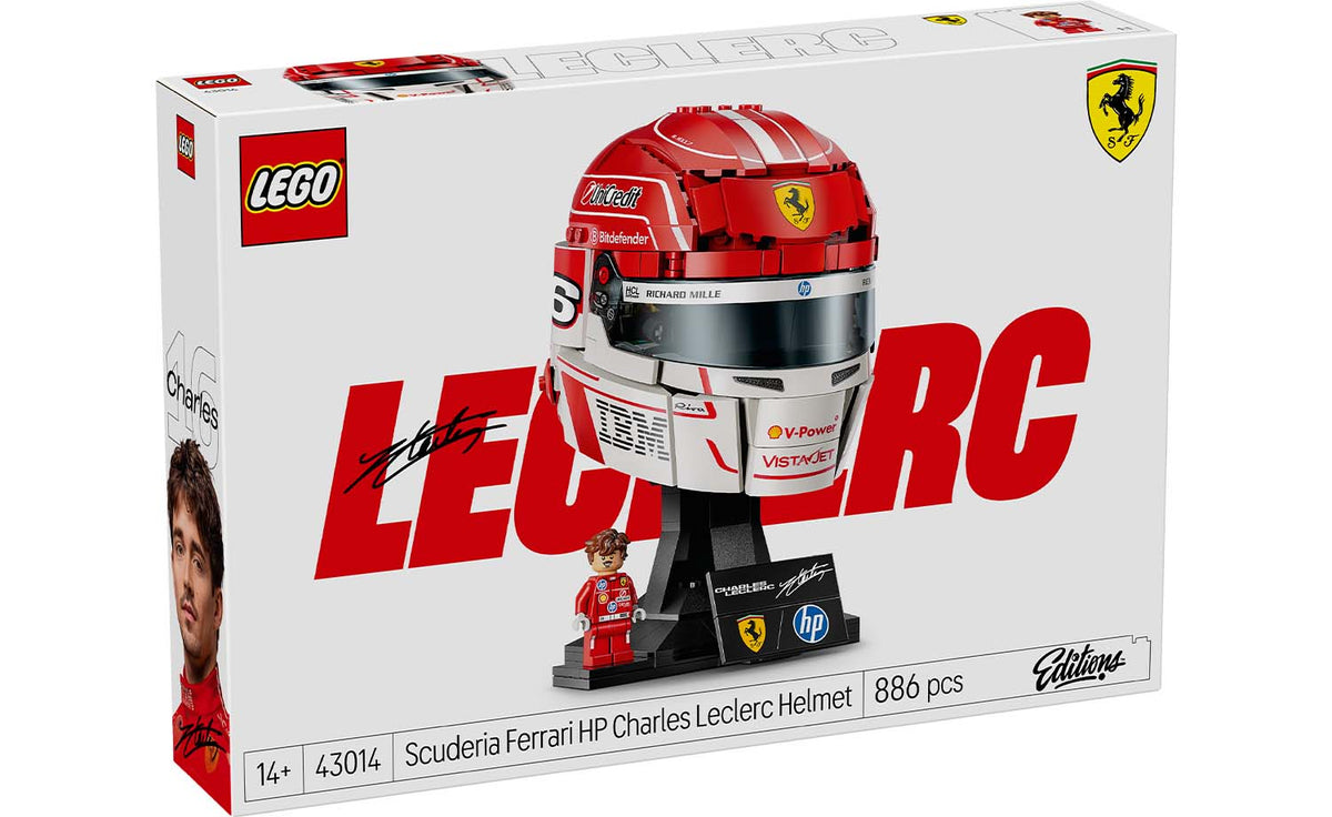 LEGO Editions Scuderia Ferrari HP Charles Leclerc Helmet | 43014