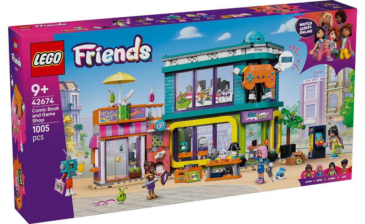 LEGO Friends Comic Book and Game Shop | 42674