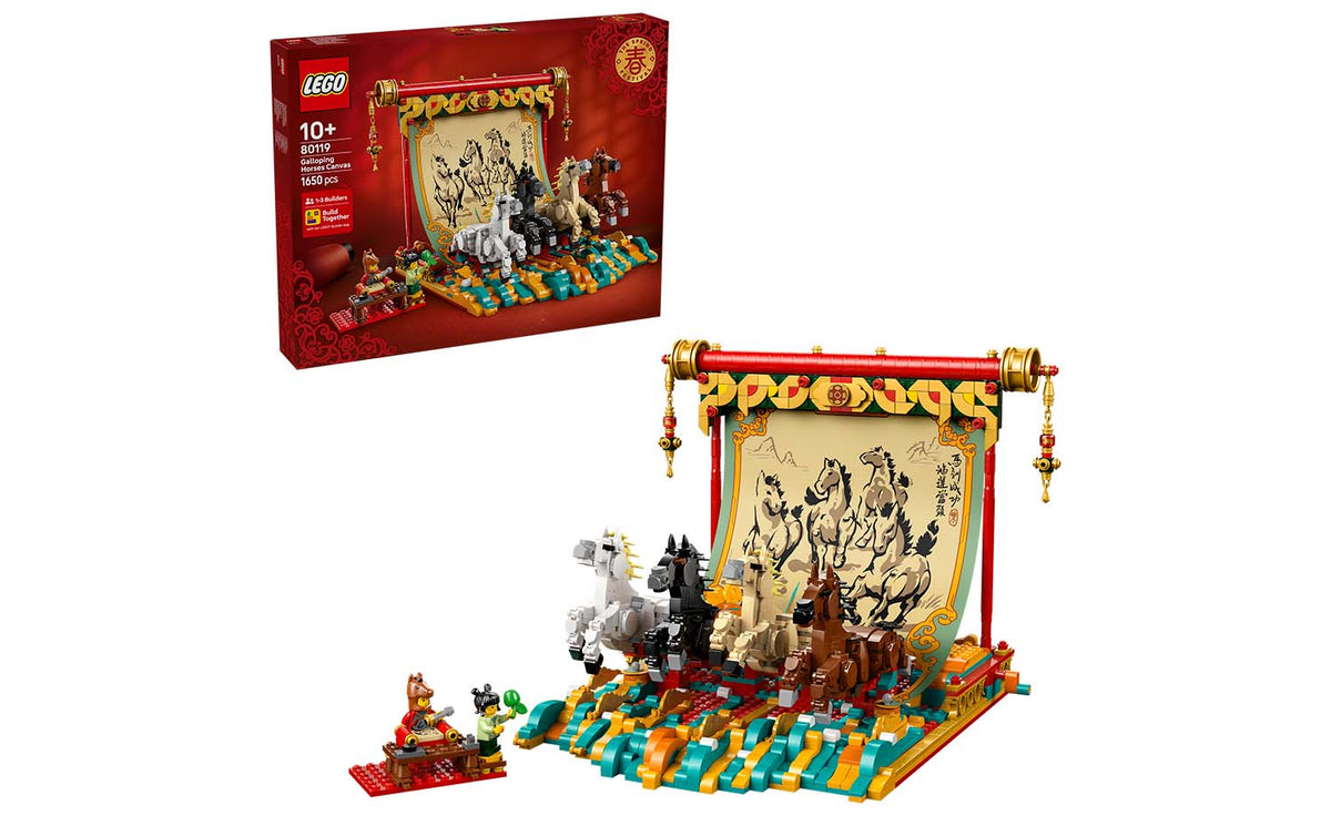 LEGO Iconic Galloping Horses Canvas | 80119