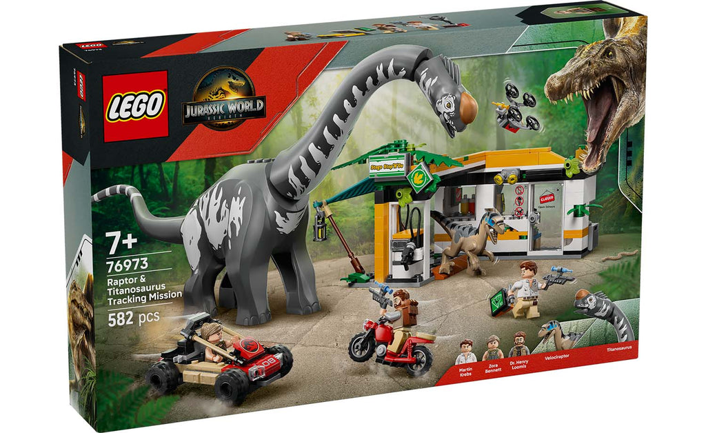 LEGO Jurassic World Raptor & Titanosaurus Tracking Mission | 76973