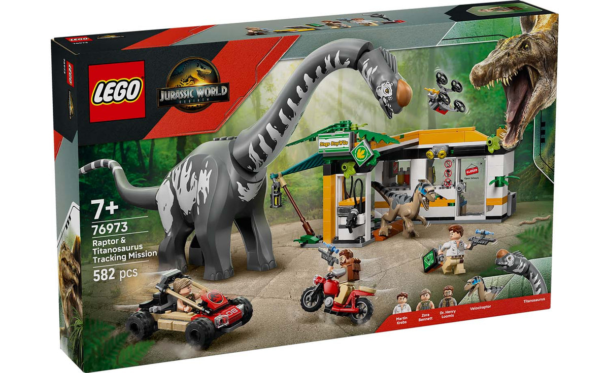 LEGO Jurassic World Raptor & Titanosaurus Tracking Mission | 76973